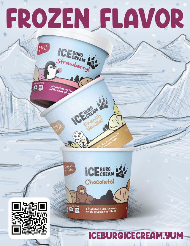 IceBurg IceCream Full Ad